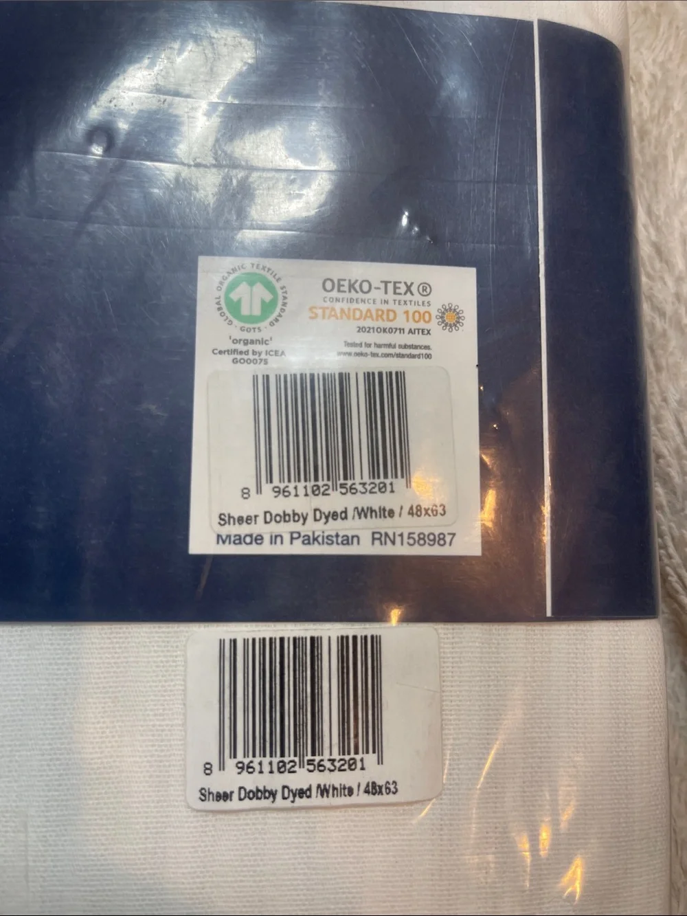GAP Home White window curtain pair